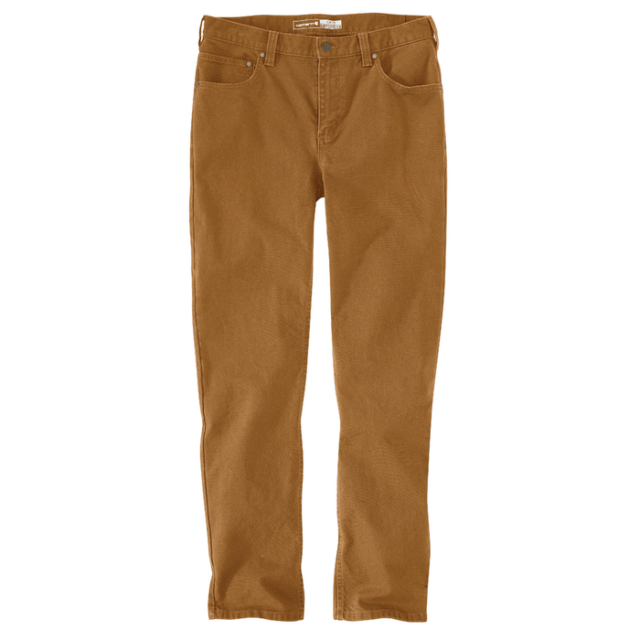 Rugged Flex® Slim Fit Duck Tapered 5-Pocket Pant - BRN-Carhartt Brown | Carhartt 106414
