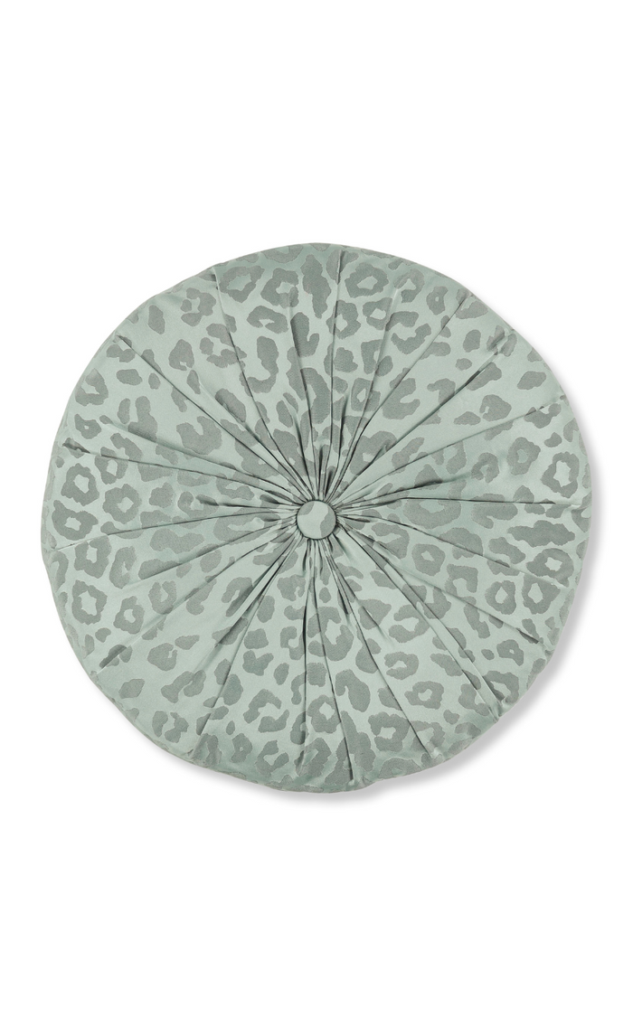 Saskia Round Cushion - Blue Haze