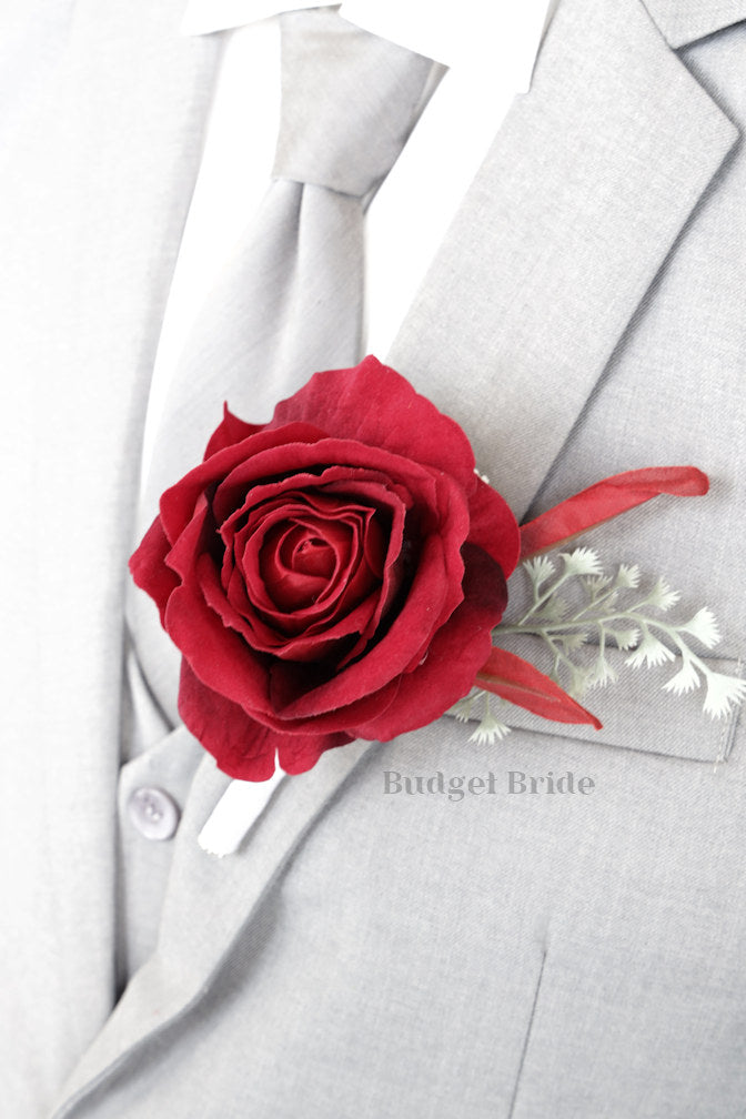 Silk Wedding Bouquet Burnt Orange and Sage - $39.50 | Bonita Collection