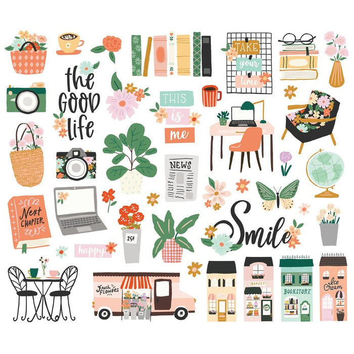 Simple Stories - Bits & Pieces Die-Cuts - 42/Pkg - My Story. Die-Cuts are a great addition to scrapbook pages, greeting cards and more! The perfect embellishment for all your paper crafting needs! Available at Embellish Away located in Bowmanville Ontario Canada.