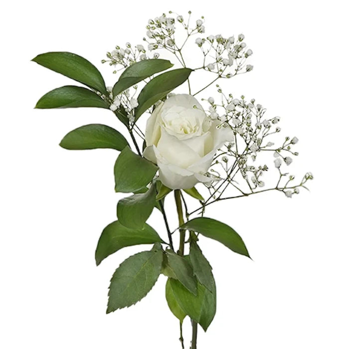 Fundraiser White Flower Stem