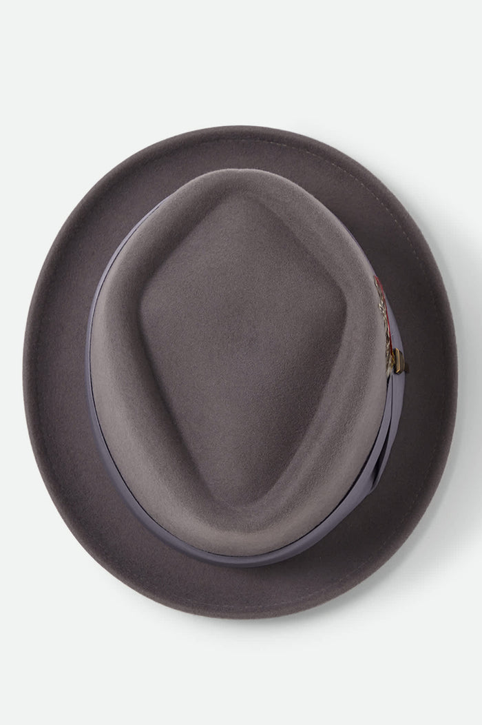 Unisex Stout Pork Pie in the color Charcoal/Charcoal - Additional Laydown image