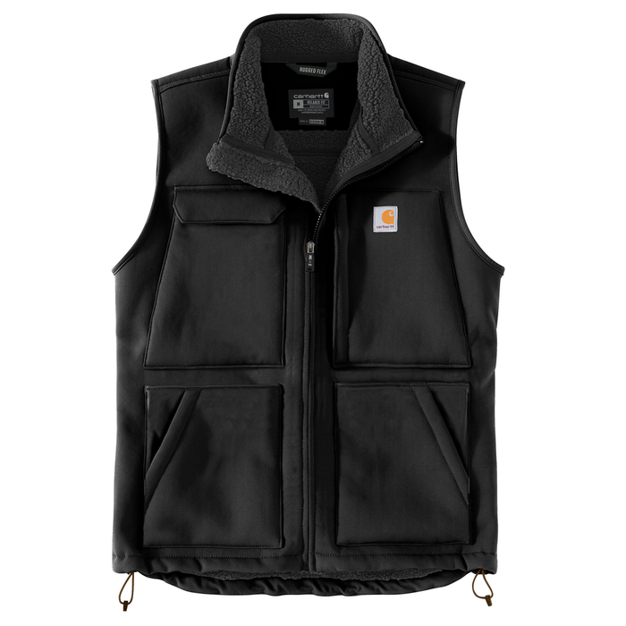 Super Dux™ Relaxed Fit Sherpa-Lined Vest - N04-Black | Carhartt 104999