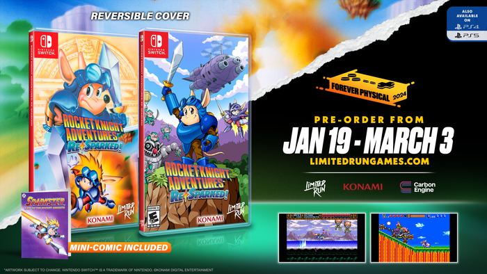 Switch Limited Run #209: Rocket Knight Adventures: Re-Sparked