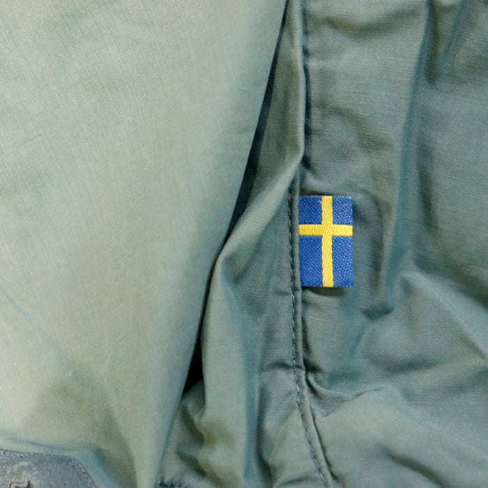Vintage Fjallraven Hooded Zip Front Jacket Size S green