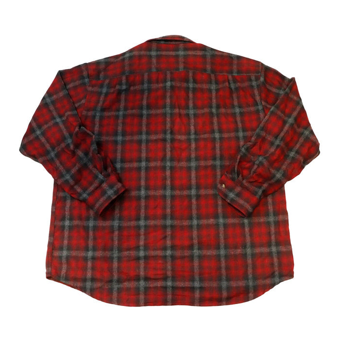Vintage Pendleton Red Flannel Size XXL Wool Pendleton