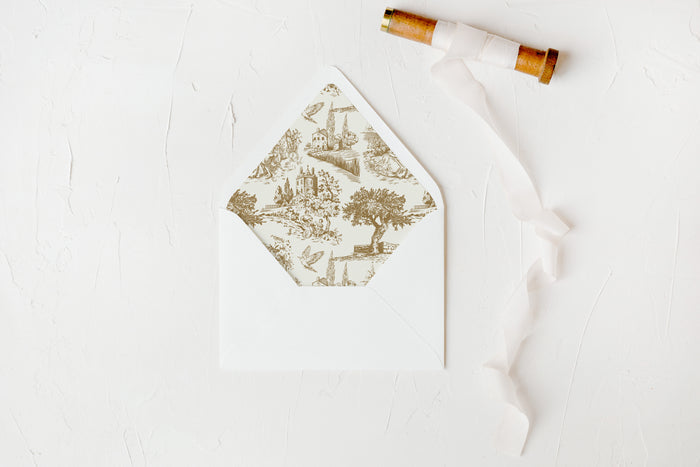 Vintage Romance Envelope Liners