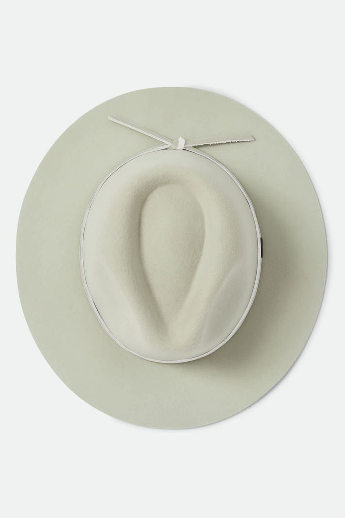 Unisex Wesley Fedora in the color Seafoam - Additional Laydown image