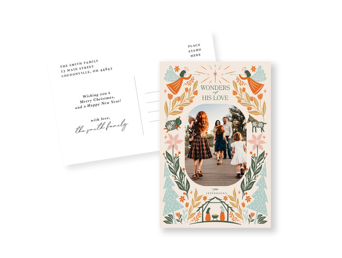 Wonders Of His Love Postcard