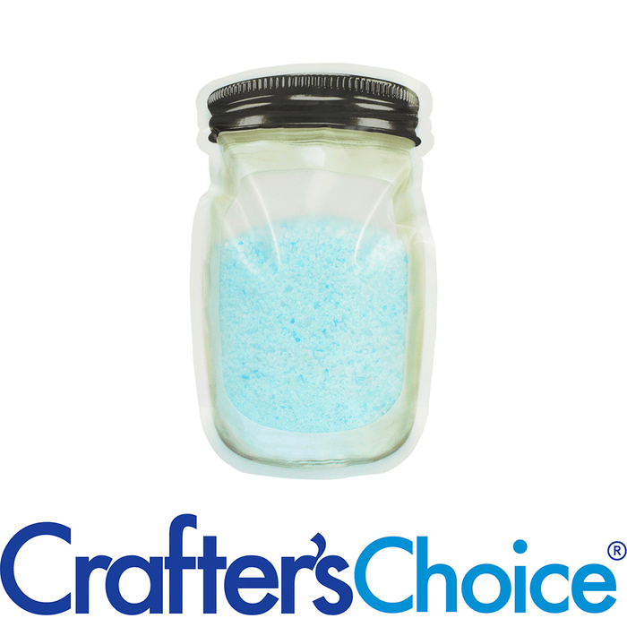 Zip Pouch - Mason Jar with Black Lid (Small)