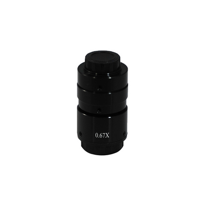 0.67X Microscope Camera Coupler C-Mount Adapter 25.4mm, SKU MZ07016181, three quarter front view