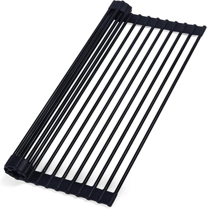 16-3/4″ Multipurpose Silicone Roll Up Tray Drying Rack - C1-17RT