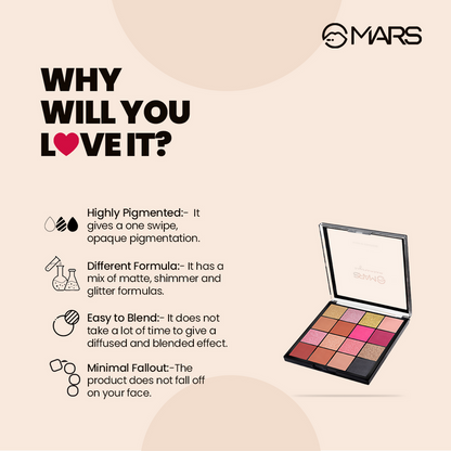 16 Color Eyeshadow Palette- Mesmereyes