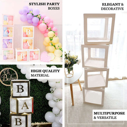 Decorative party boxes in a stylish arrangement for celebrations.