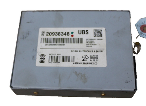 2009-2012 CADILLAC ESCALADE GMC ACADIA SATELLITE RADIO RECEIVER OEM 20938348