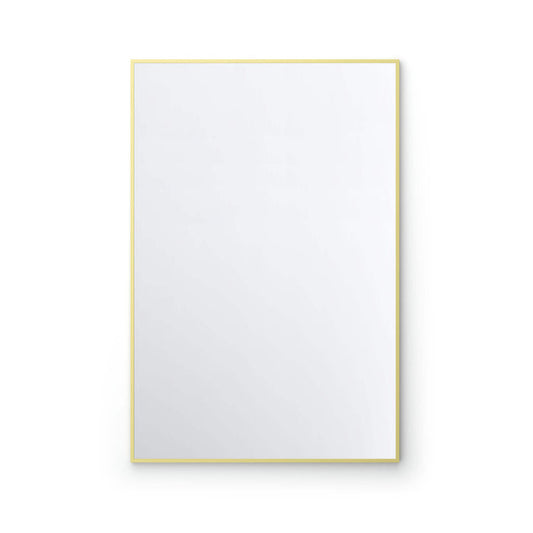 24" x 36" Shatterproof Wall Mount Metal Frame Mirror - FM1-2436