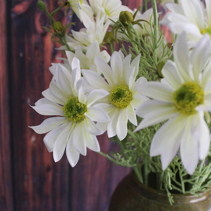 24.4" Artificial daisy flowers small rose,faux daisy blooms - Magnolia Lane co. Home + Garden + Gift