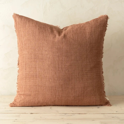 24x24 Lina Linen Pillow Rooibos - Magnolia Lane co. Home + Garden + Gift