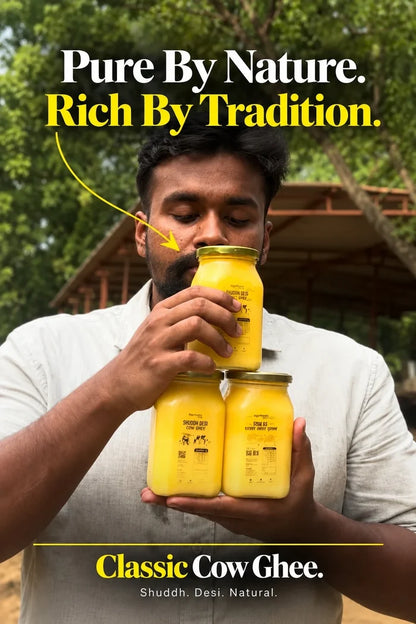 3 Classic Cow Shuddh Bilona Ghee at 1299