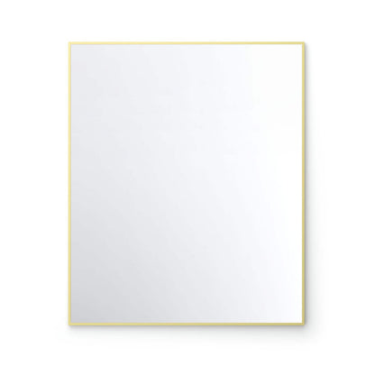 30" x 36" Shatterproof Wall Mount Metal Frame Mirror - FM1-3036