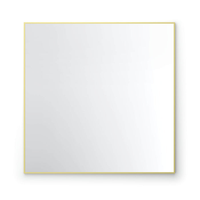 36" x 36" Shatterproof Wall Mount Metal Frame Mirror - FM1-3636