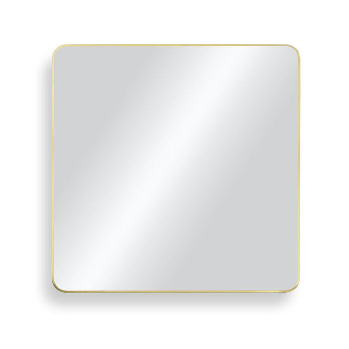 36" x 36" Shatterproof Wall Mount Metal Frame Mirror - FM2-3636
