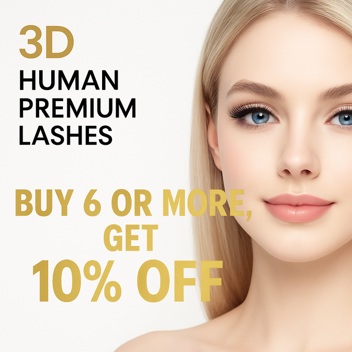 3D Human Primium Human Lashes - #3DP-28