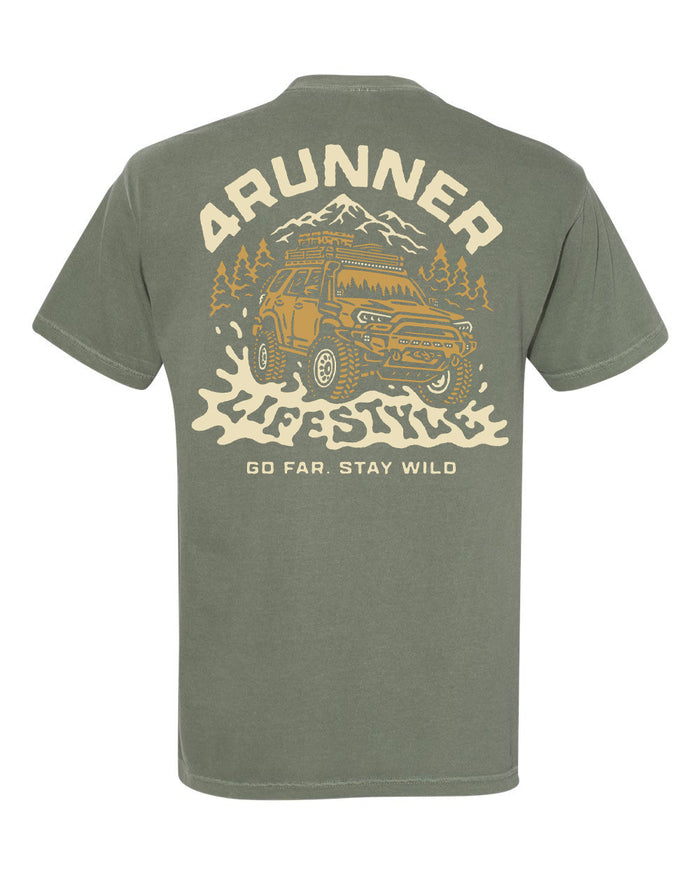 4Runner Lifestyle Washed Green Stay Wild Shirt