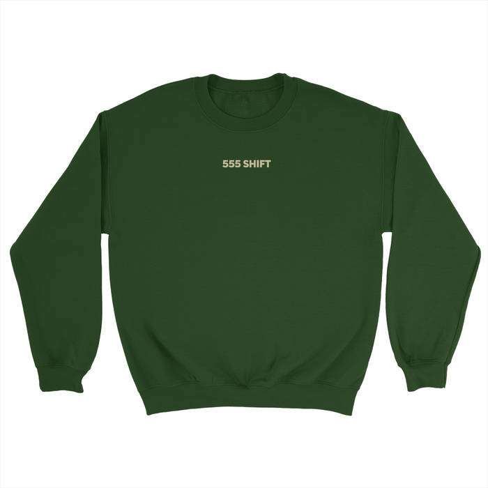 555 Forest Green Crewneck