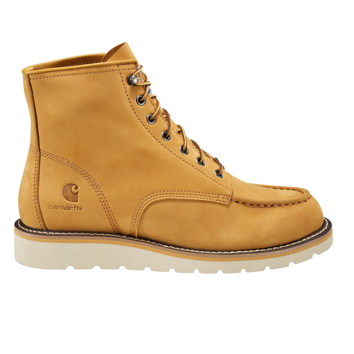 6-INCH MOC SOFT TOE WEDGE BOOT - WHT-Wheat | Carhartt FW6076-M