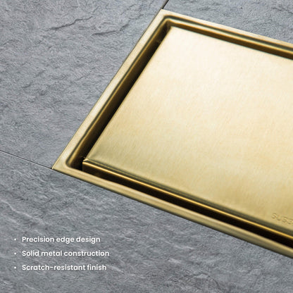 6 inch Square Reversible Tile-In Shower Drain - CFD-0601