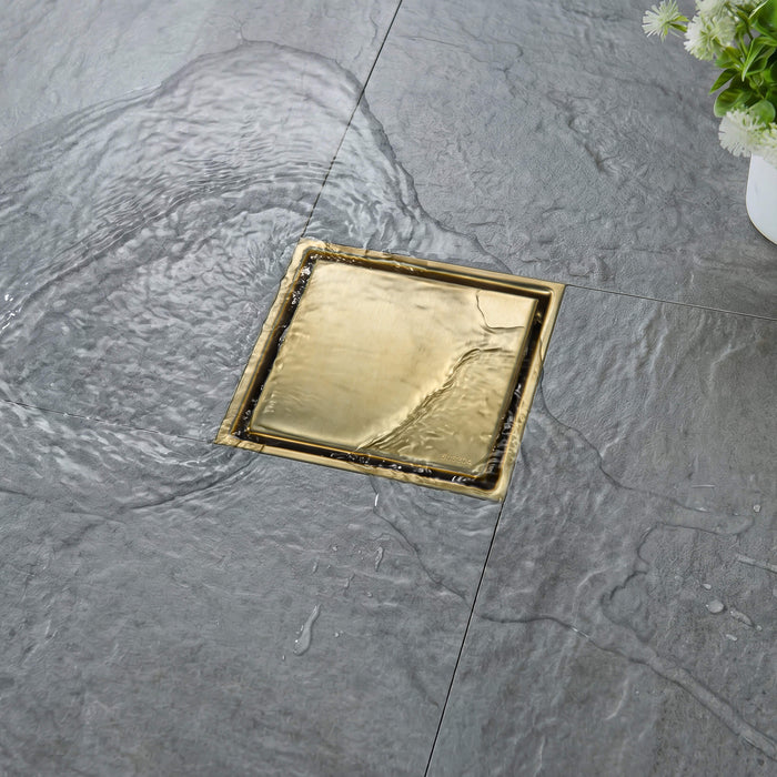 6 inch Square Reversible Tile-In Shower Drain - CFD-0601