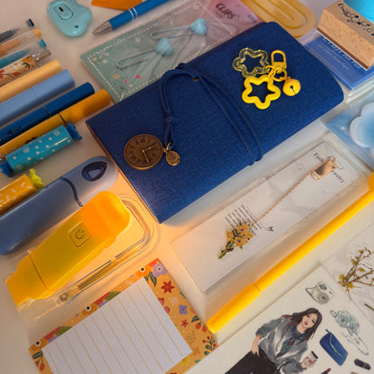 Blue & Yellow Journal & Stationery Box