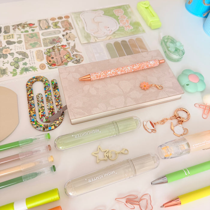 Sage Green & Beige Stationery Set