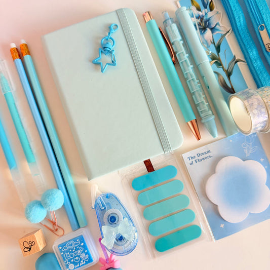 Light Blue Mini Stationery Set