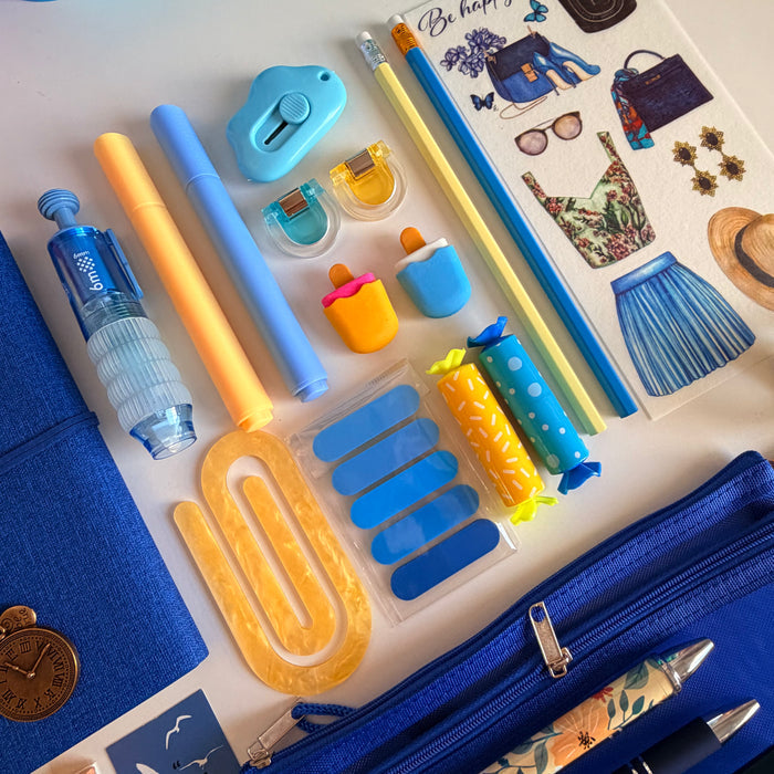 Blue & Yellow Stationery Bundle