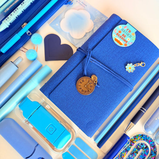 Blue Bookish Stationery Gift Box