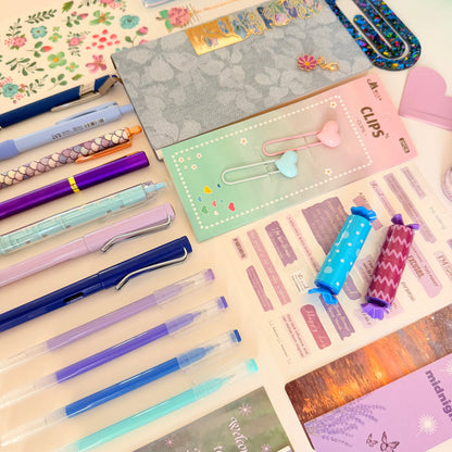 Lavender & Sky Blue Stationery Bundle