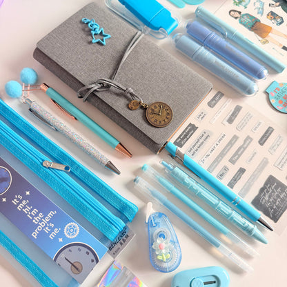 Blue & Gray Stationery Bundle