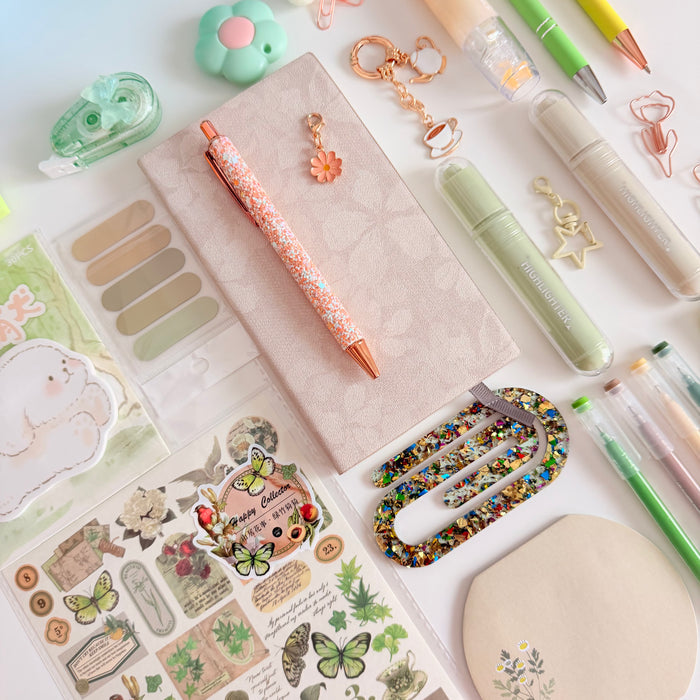 Sage Green & Beige Stationery Set