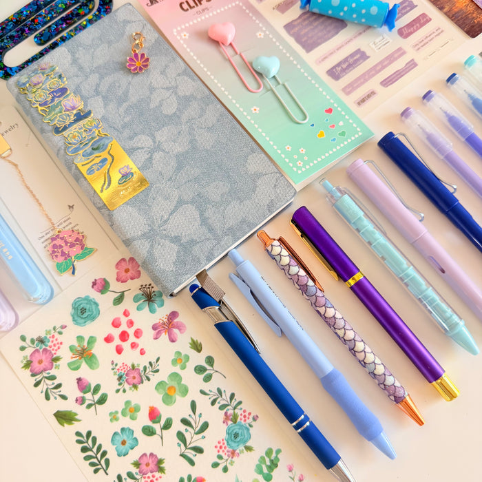 Lavender & Sky Blue Stationery Bundle