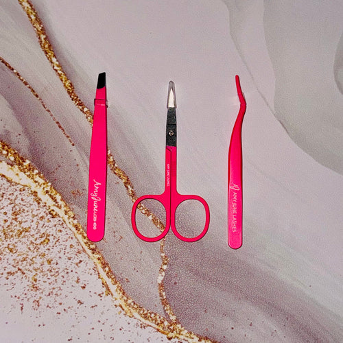 Lash Tool Set- Lash Applicator, Tweezers, Scissors