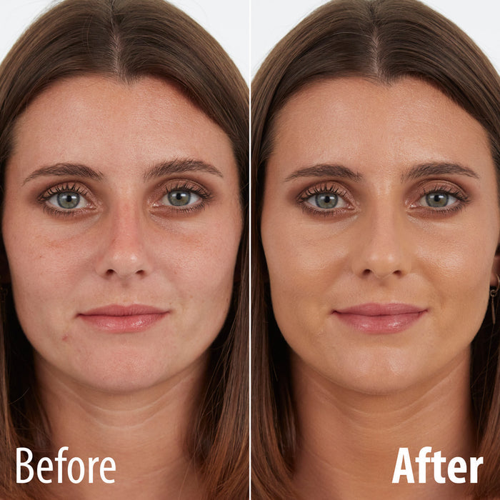 Airbrushed Silk Foundation Before and After