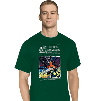 Secret_Shirts T-Shirts, Tall / Large / Charcoal Airships & Summons