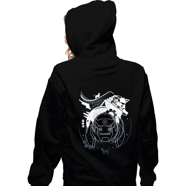 Zippered Hoodies, Unisex / Small / Black