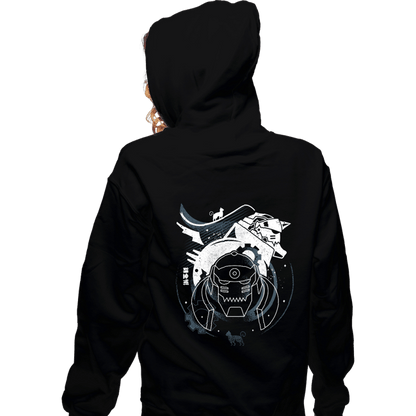 Zippered Hoodies, Unisex / Small / Black