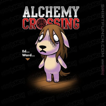 Secret_Shirts Magnets / 3"x3" / Black Alchemy Crossing T-Shirt