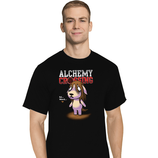 Secret_Shirts T-Shirts, Tall / Large / Black Alchemy Crossing T-Shirt
