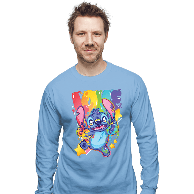 Long Sleeve Shirts, Unisex / Small / Powder Blue