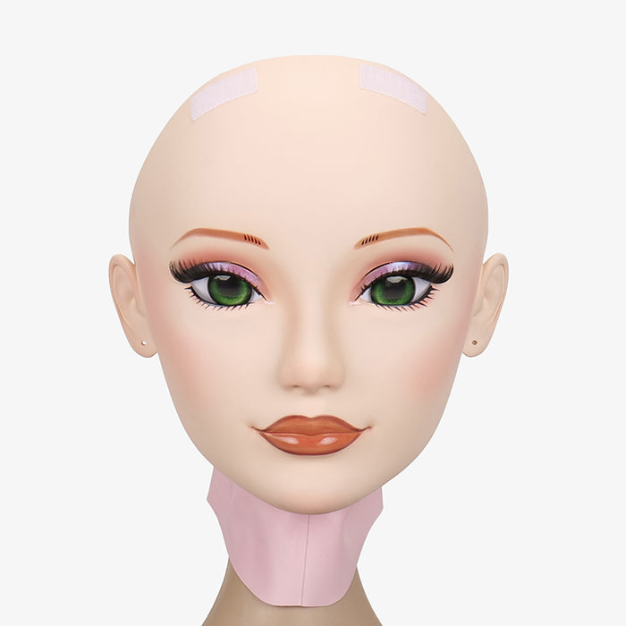 All New Barbie doll mask by InTheMask by MOLIS featuring gag, latex hood, and detailed costume for collectible or costume use.